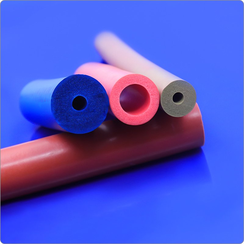Heat Resistant Silicone Rubber Foam Tubes Heat Resistant Silicone Rubber Foam Tubes