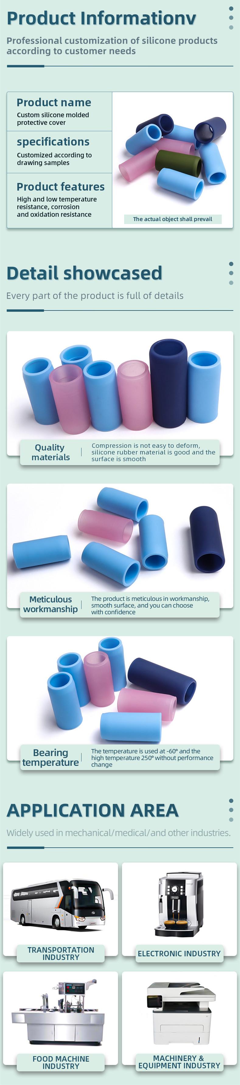 Customize Elastic Flexible Molding Silicone Sleeve Customize Elastic Flexible Molding Silicone Sleeve