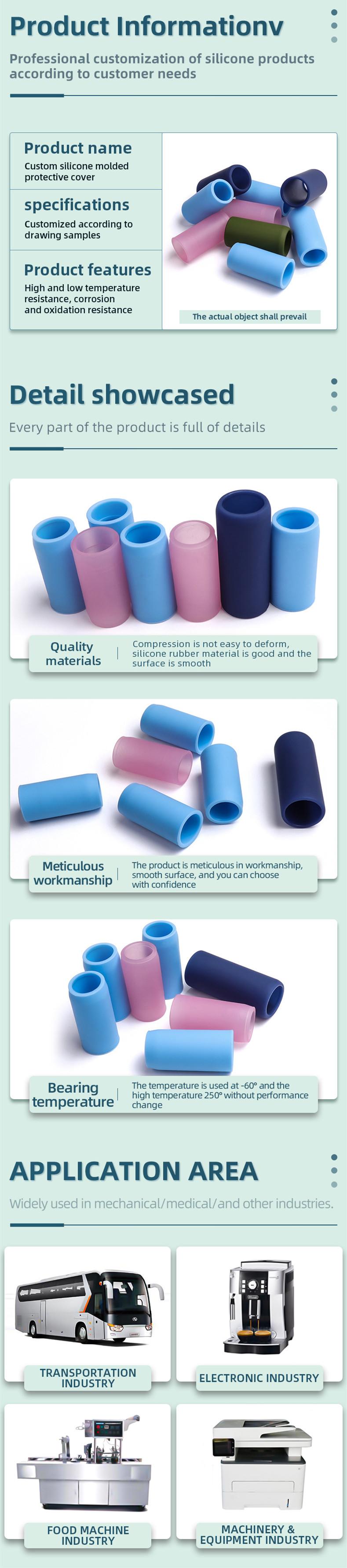 Customize Elastic Flexible Molding Silicone Sleeve