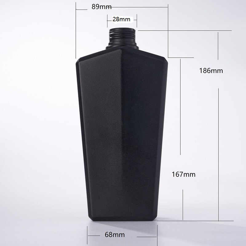 Empty Body Wash Lotion Shower Gel Press Bottle Square 450ml HDPE Shampoo Plastic Bottle