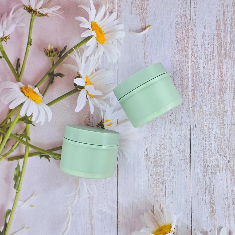 empty Round Face Cream Jar cosmetic packaging 150g luxury plastic skin care lotion cream jar