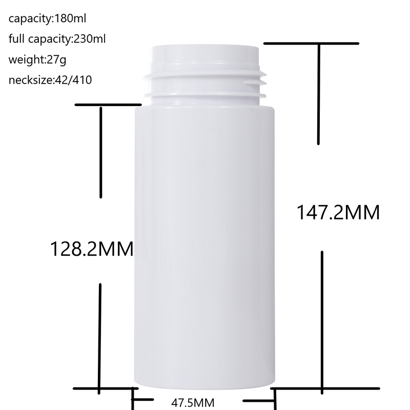 180ml empty plastic foamer pump bottle containers