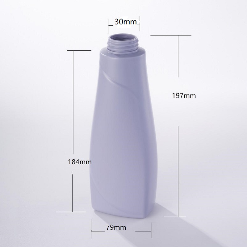 PE HDPE Matte purple Empty Continuous Hair Face Cosmetic Plastic Fine Mist Spray Bottle