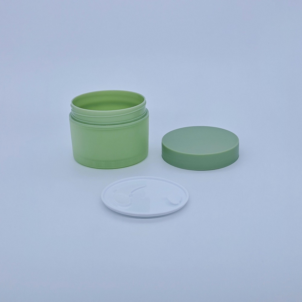 empty Round Face Cream Jar cosmetic packaging 150g luxury plastic skin care lotion cream jar