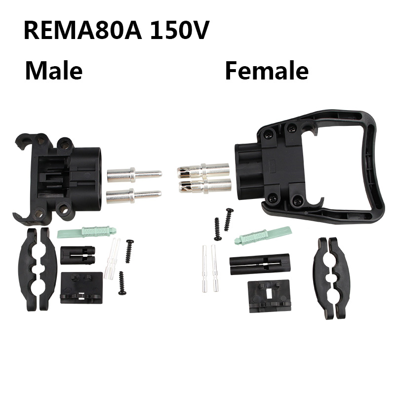 Unipolar rema mobile power connector