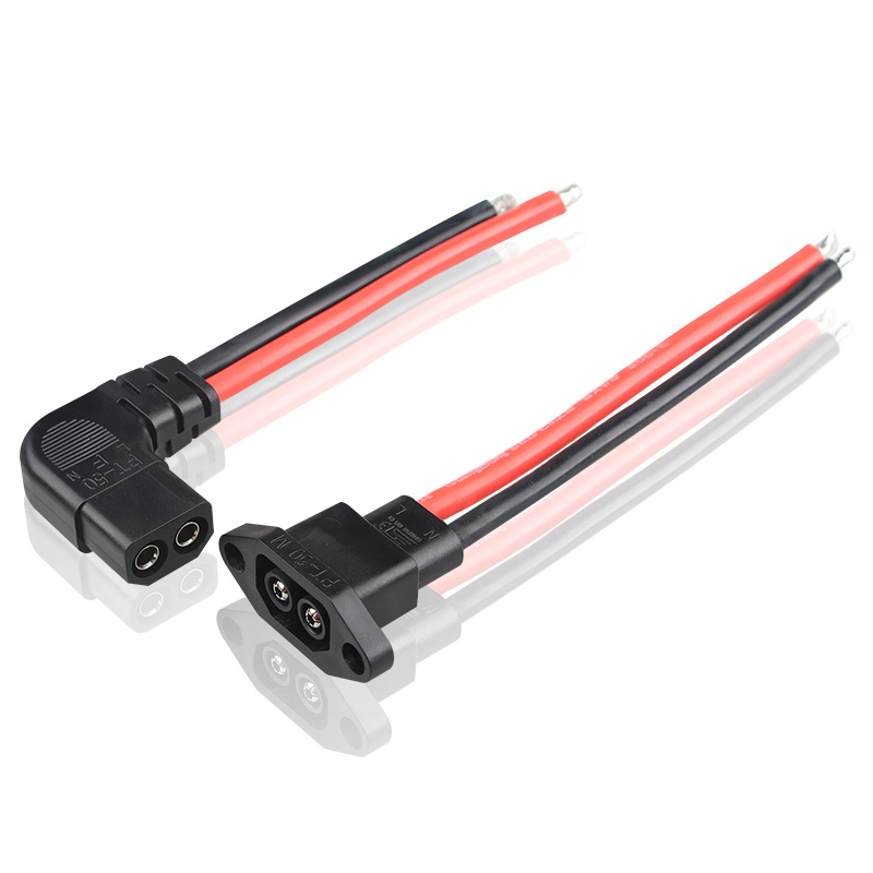 Elbow power cord male and female
