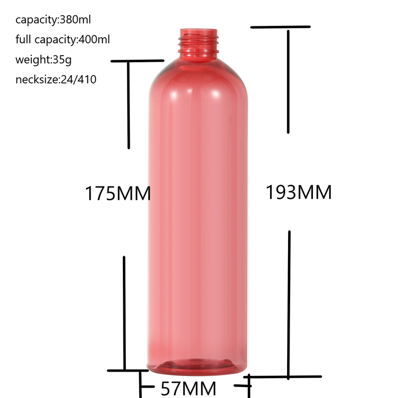 360ml 12oz empty cosmo round pet plastic packaging bottle