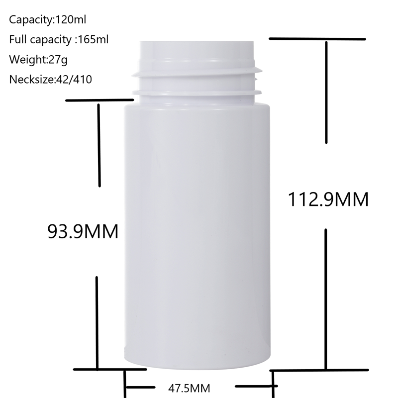 120ml empty plastic foamer pump bottle containers