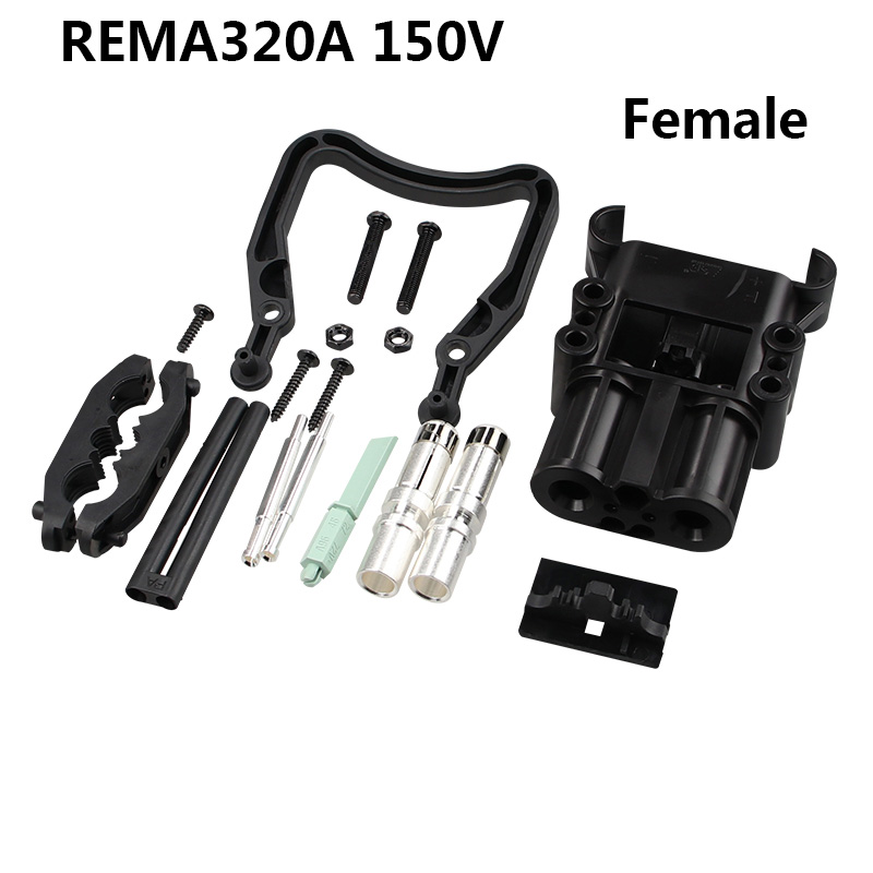 Unipolar rema mobile power connector