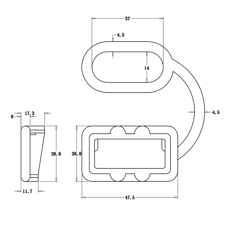 SG50A connector rubber protective cover