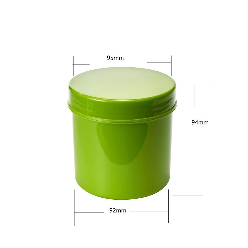Custom Color 450ml PP Plastic Jar Cosmetic Creams Container With Inner Seal For Hair Care Product