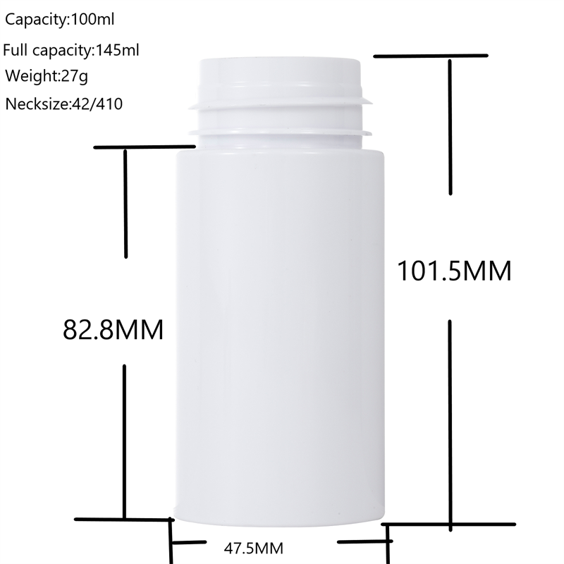100ml empty plastic foamer pump bottle containers