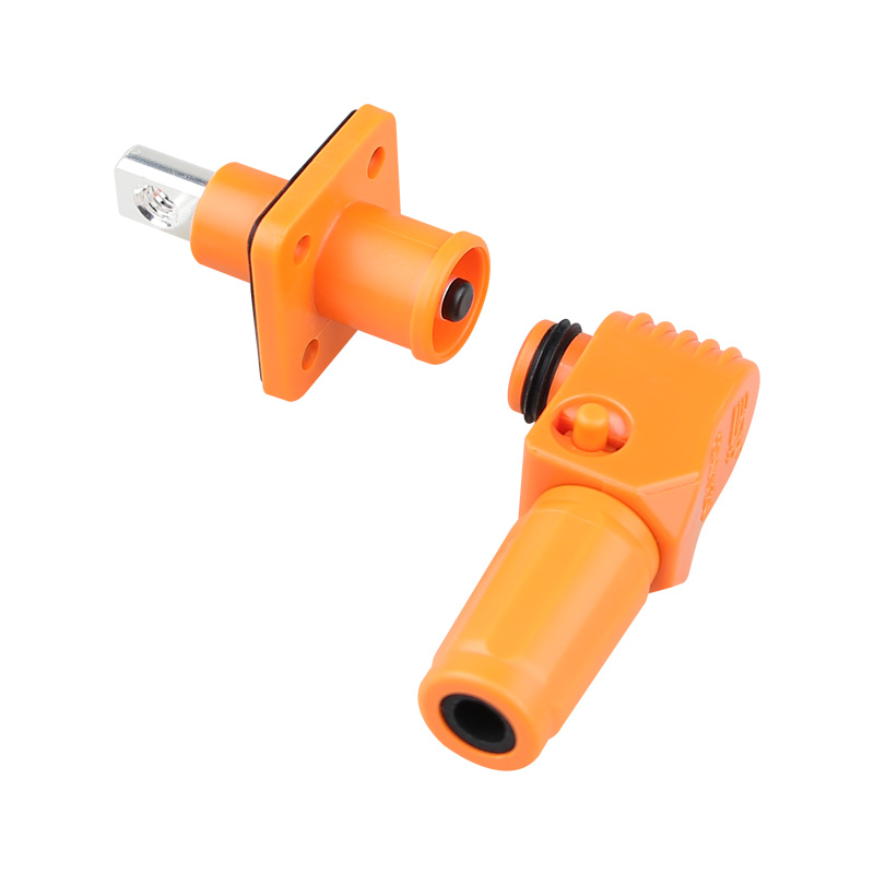 Cabinet battery system waterproof connector