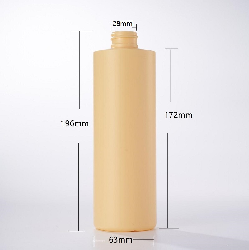 Empty Yellow Bear Shape Plastic Baby Used Shampoo Bottle