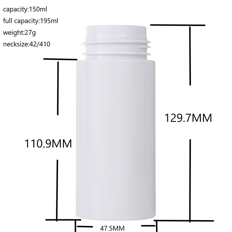 150ml empty plastic foamer pump bottle containers