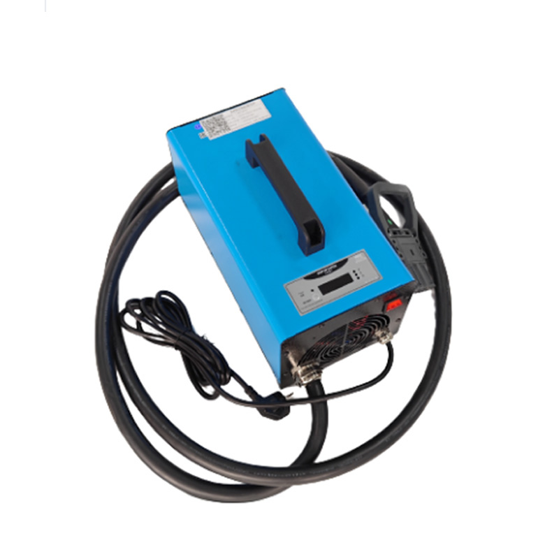 Scissor lift equipment charging station