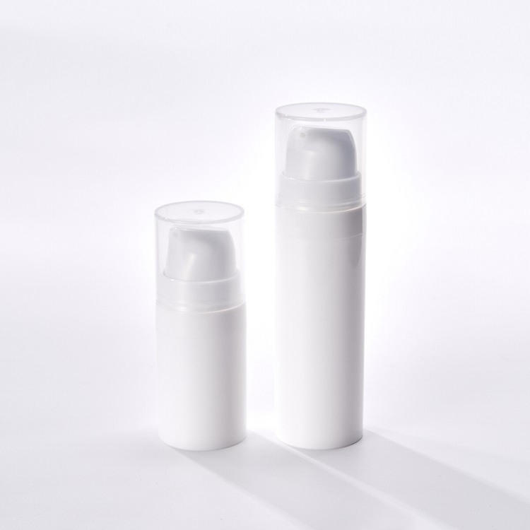 50ml 80ml 100ml 120ml White pp cosmetic vacuum airless pump bottle