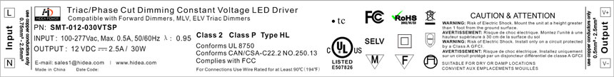 led light strip driver 30W led light strip driver 30W