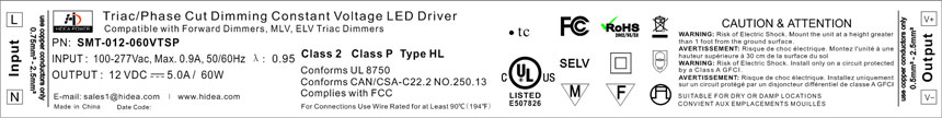 slim led driver 60W slim led driver 60W