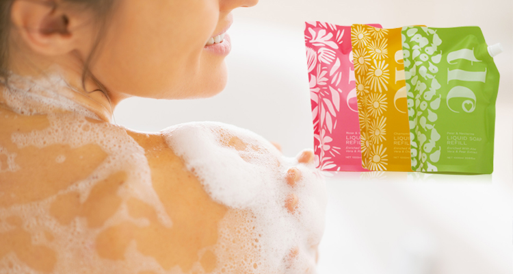 bubble bath liquid