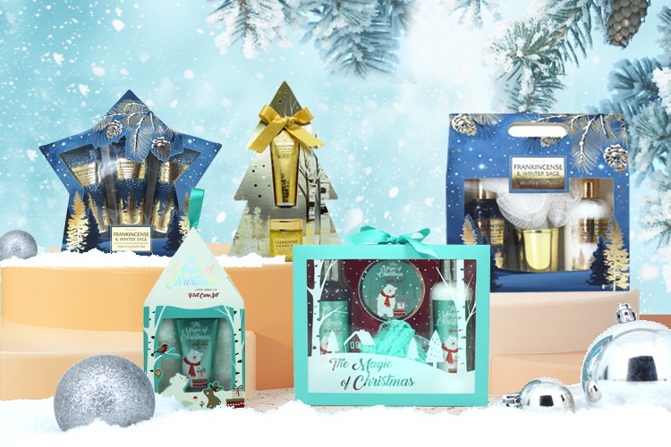 christmas bath bombs gift set