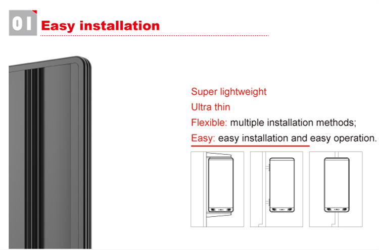 light pole double sides LED screen