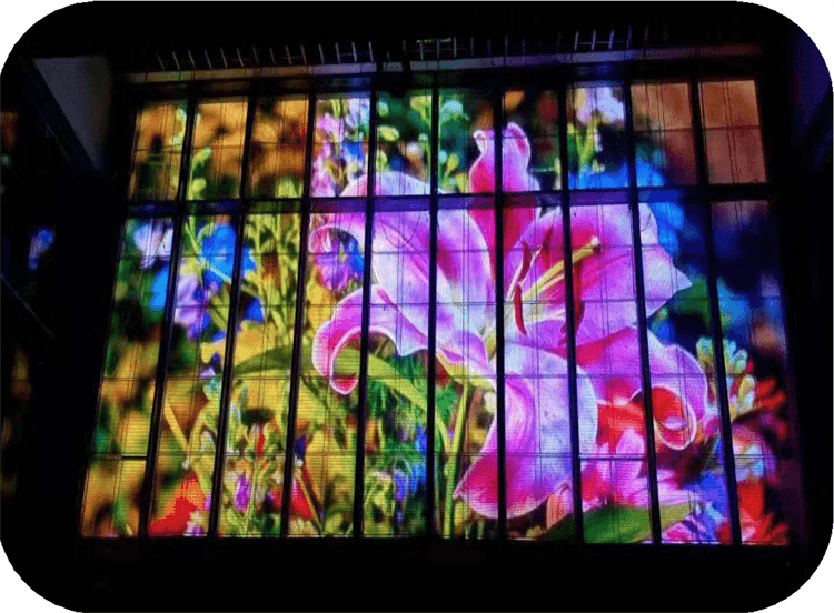 transparent film Led screen