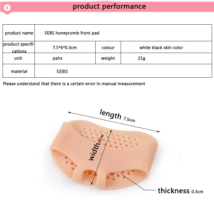 Honeycomb Forefoot Pad