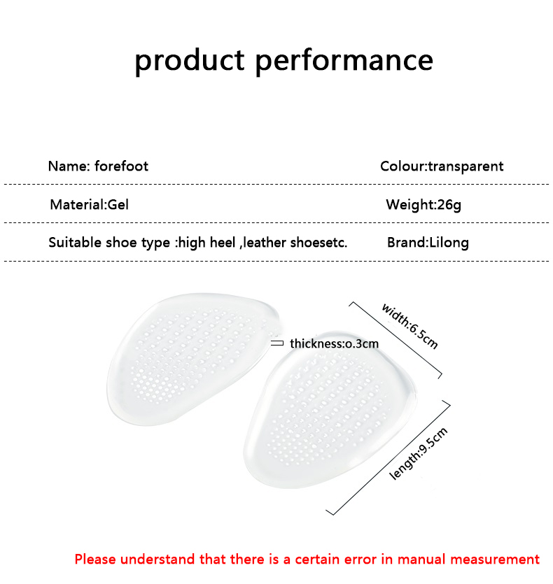 Half Size Pad For Forefoot Half Size Pad For Forefoot