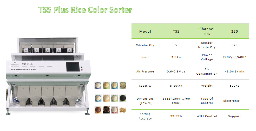 rice colour sorting machine 