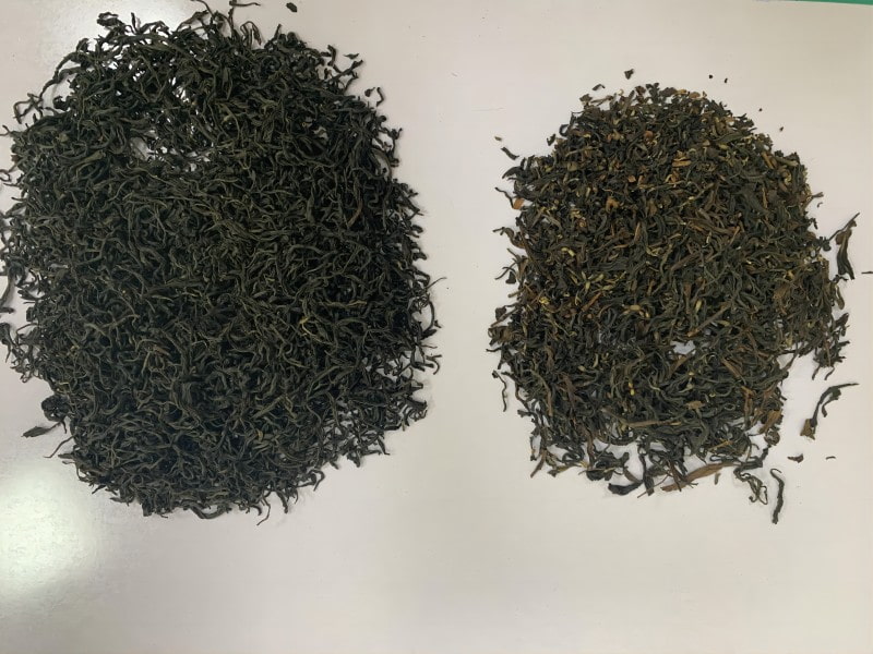 green tea color sorter