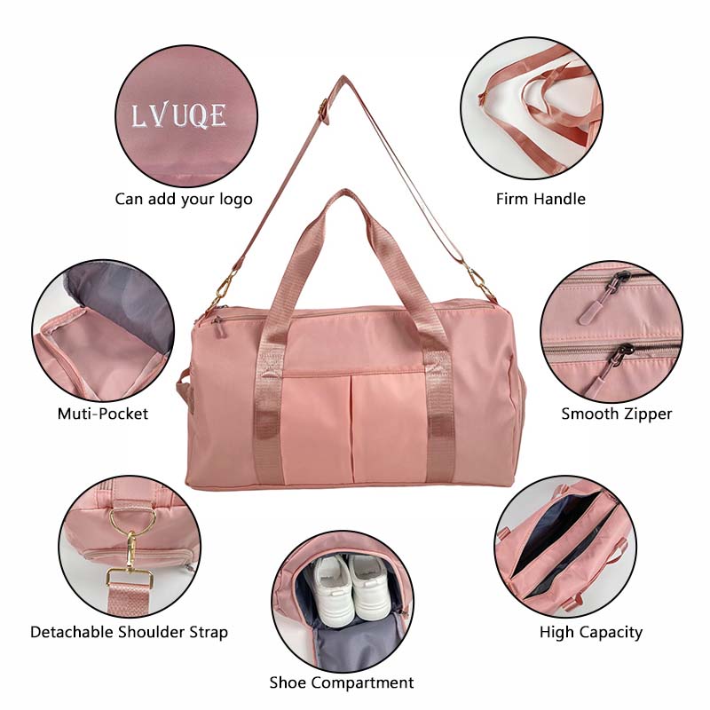 Weekender Bag With Shoe Compartment Weekender Bag With Shoe Compartment