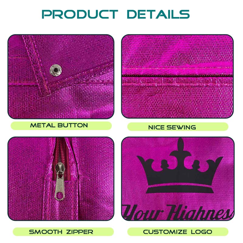 Purple Non-Woven Garment Cover Bag Purple Non-Woven Garment Cover Bag