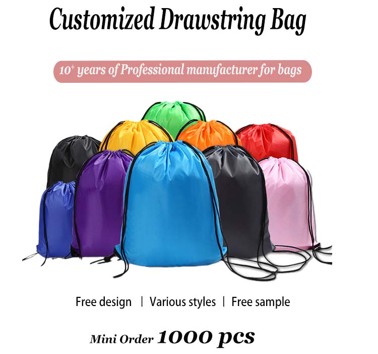 Personalised Drawstring Bag For Storage Personalised Drawstring Bag For Storage