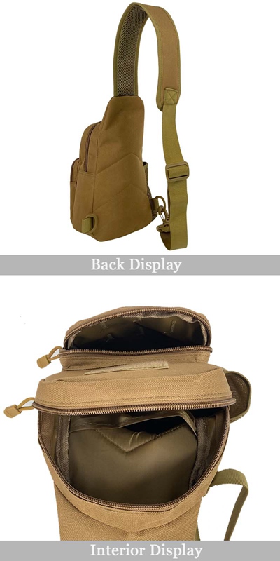 Leaf Yellow Tactical Sling Bag