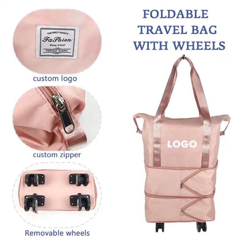 Nylon Fabric Duffle Bag With Wheels Nylon Fabric Duffle Bag With Wheels