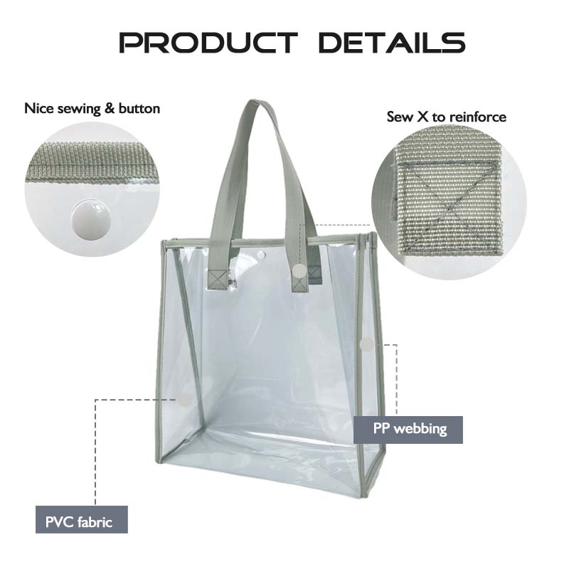 Clear Plastic Tote Bags Wholesale