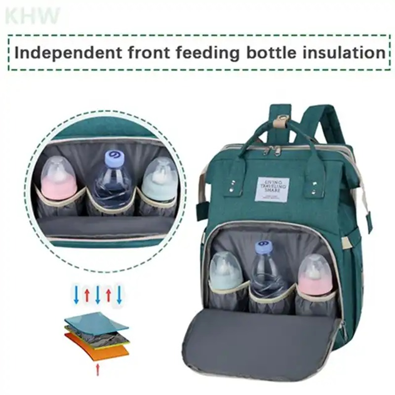 Polyester Fabric Diaper Bag For Baby Outdoor