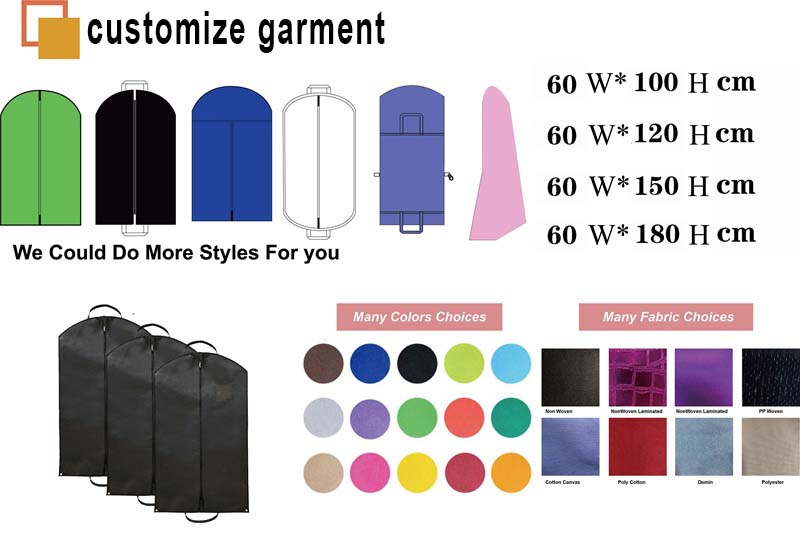Luxury Dress Cover Bag With Logo Printed Luxury Dress Cover Bag With Logo Printed