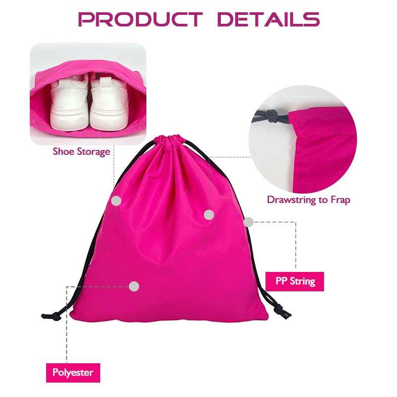 Personalised Drawstring Bag For Shoes Storage Personalised Drawstring Bag For Shoes Storage
