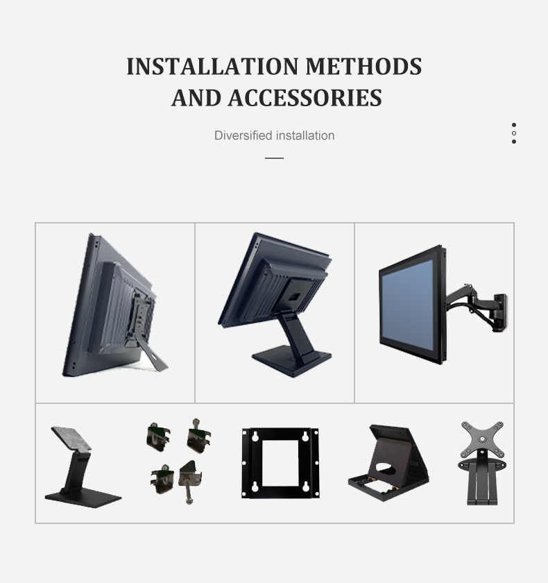 touch screen monitor industrial lcd monitor