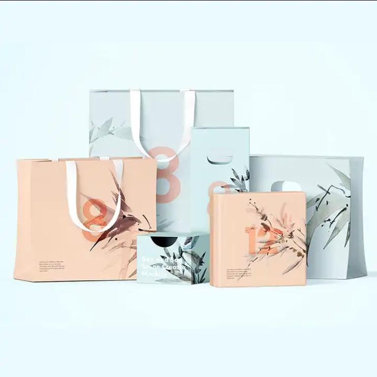 Custom Logo Print Shopping Paper Clothing Shoe Packaging Cheap Washable Gift Paper Bag
