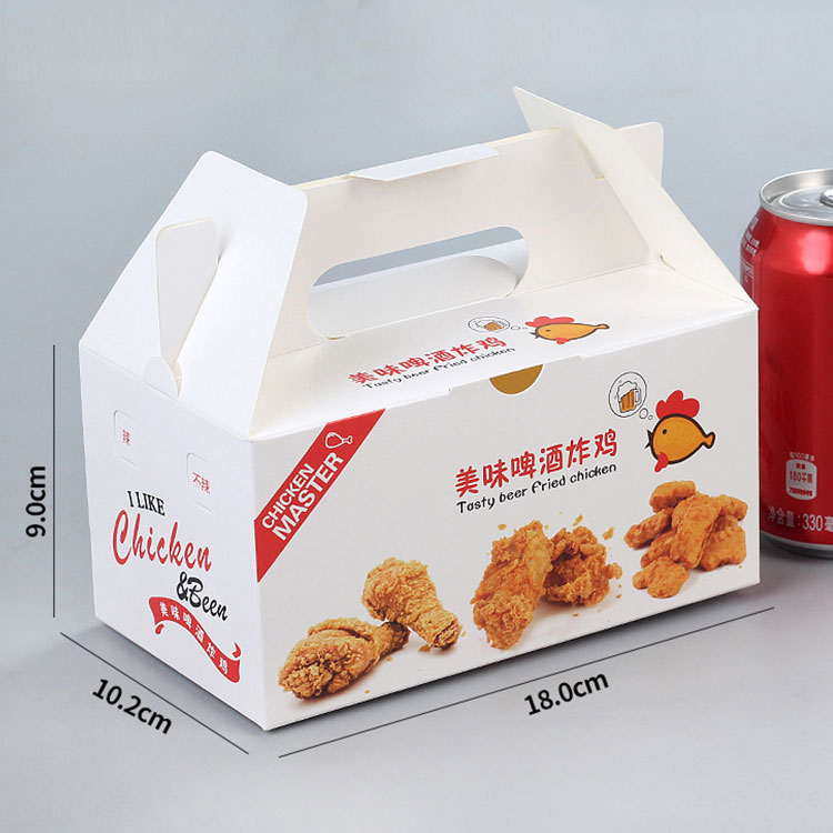 Hot Sale High Quality Customize Fried Chicken Box Cmyk Printing Box Packaging Food