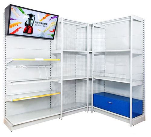Supermarket gondola shelving Supermarket gondola shelving