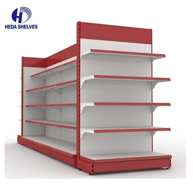 supermarket shelves