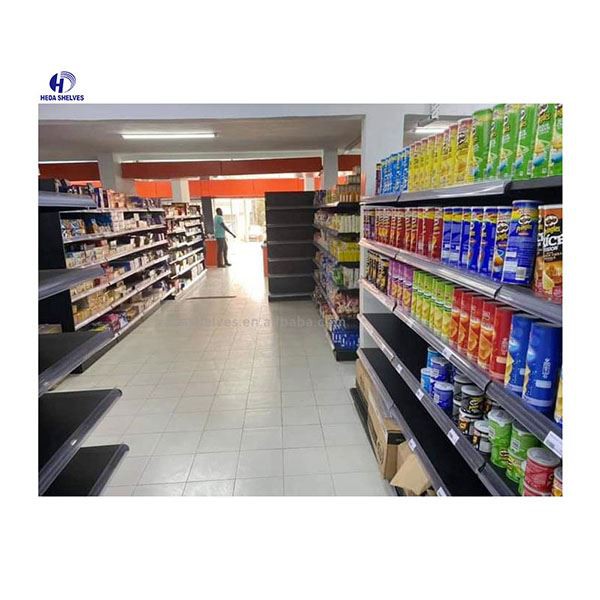 Steel Display Shelving for Groceries Store