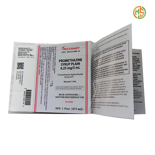 Foil custom printed sticker label Foldable custom printed sticker label