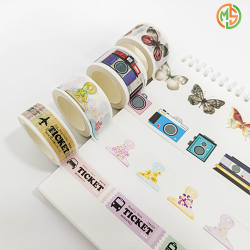 Cute Cartoon Sticker Adhesive Roll Washi Tapes Cute Cartoon Sticker Adhesive Roll Washi Tapes