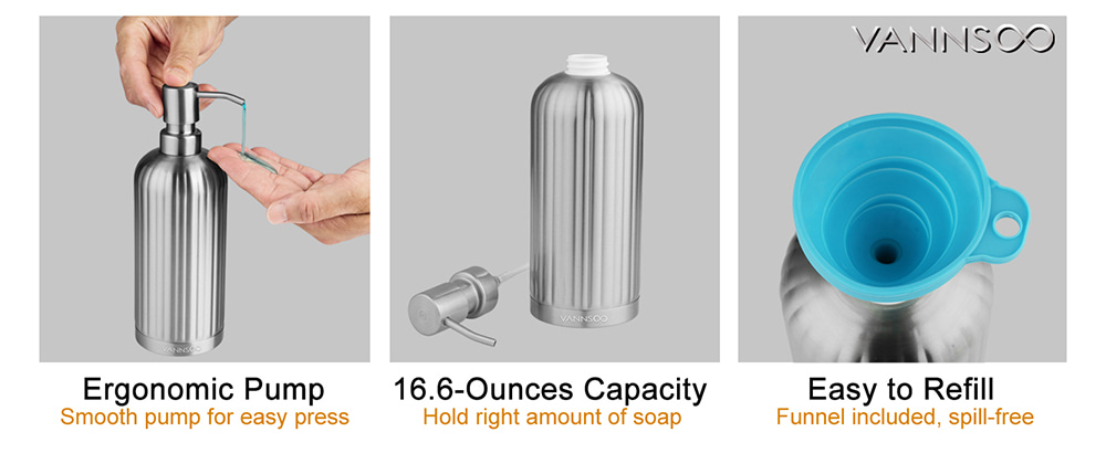 Stainless Steel Soap Dispenser Stainless Steel Soap Dispenser