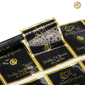 Logo gold foil stickers Logo gold foil stickers
